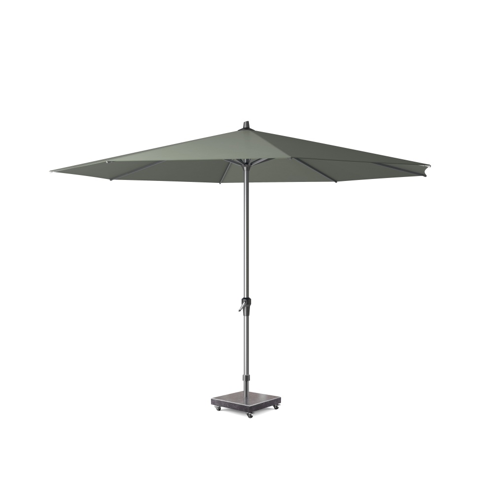 Riva stokparasol olijfgroen | Ø350cm rond