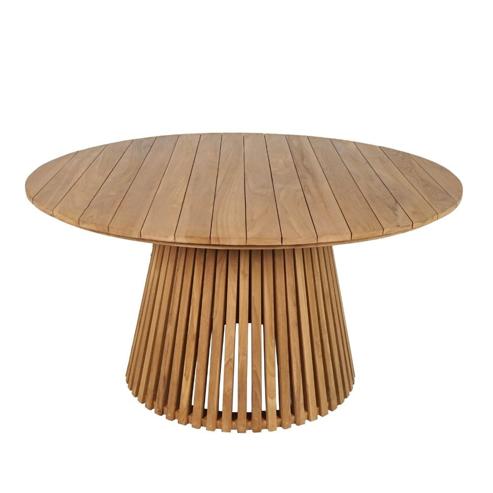 Palau dining tuintafel 5 personen | teakhout | Natural Teak | Ø140cm rond