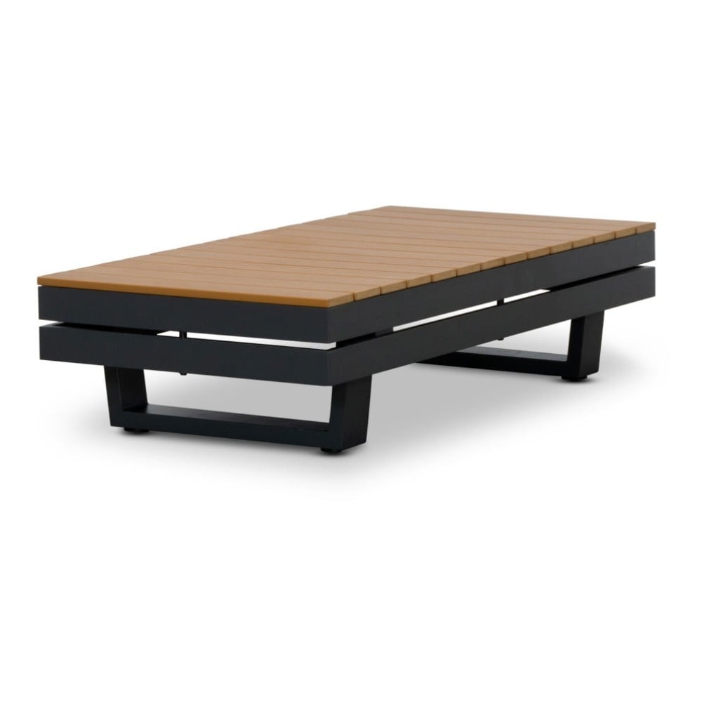 Vegas loungetafel | aluminum + polywood | antraciet | 117x60cm