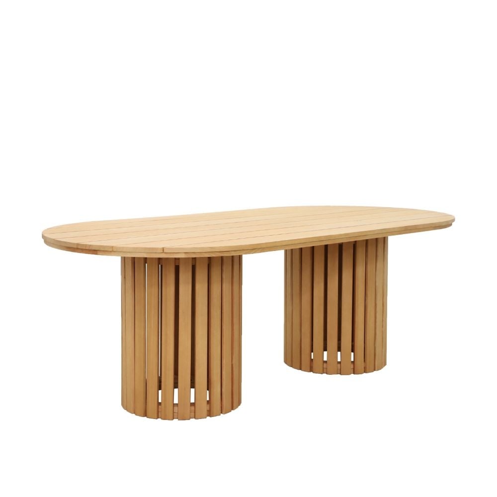 Berlijn dining tuintafel 6 personen | hardhout | teaklook | 240cm