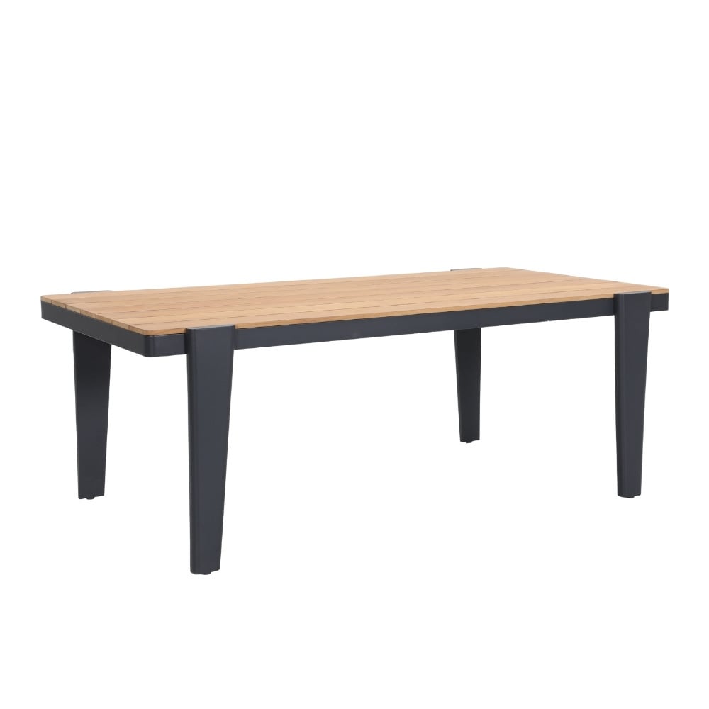 Vigo dining tuintafel 4 personen | teakhout + aluminium | Natural Teak | 200cm