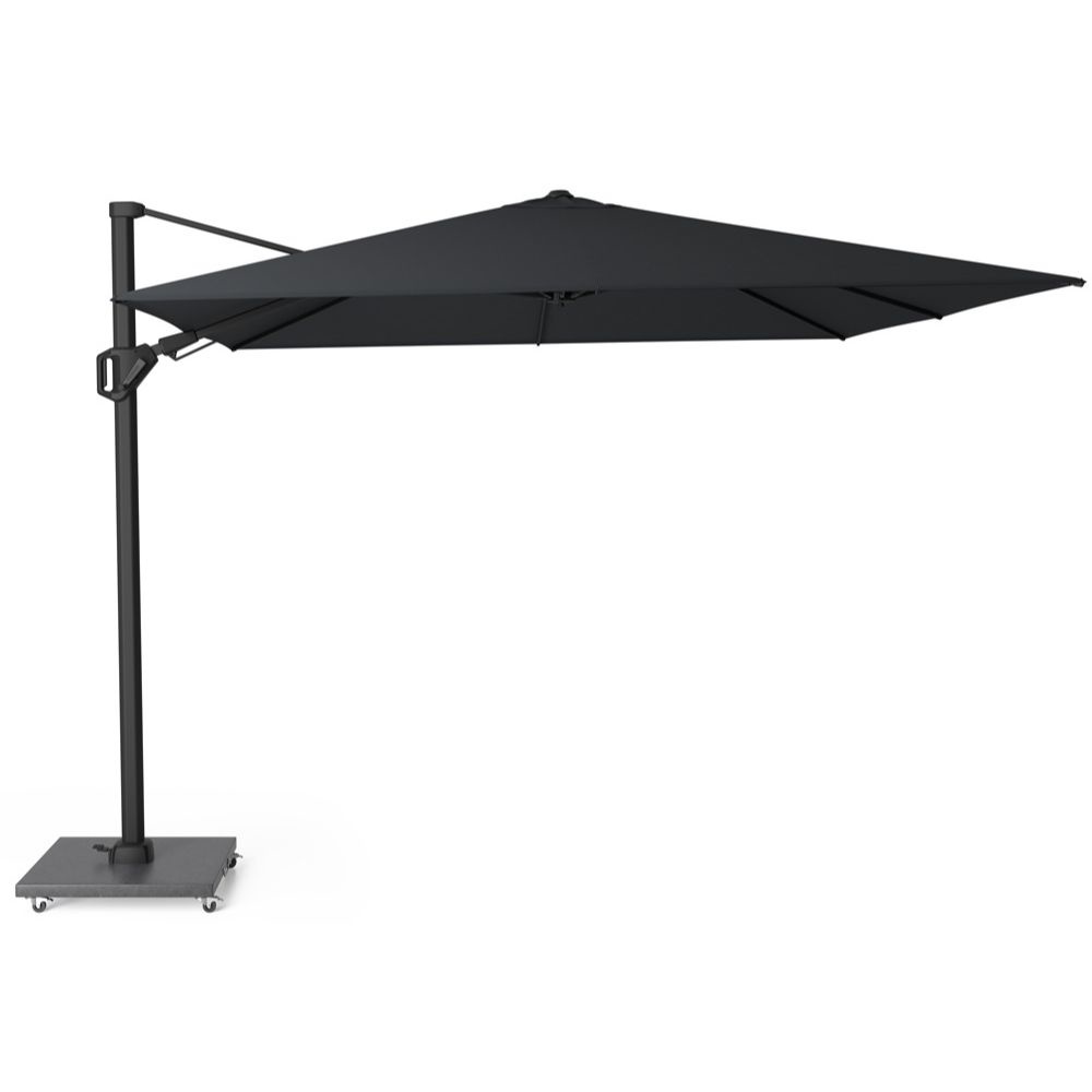 Challenger T² zweefparasol - premium doek | 300x300cm  | Faded Black