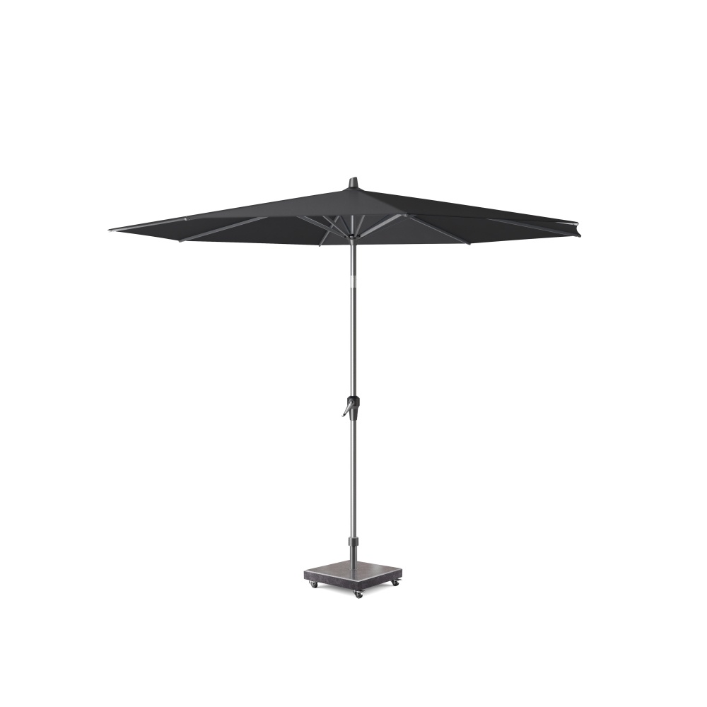 Riva stokparasol antraciet | Ø250cm rond