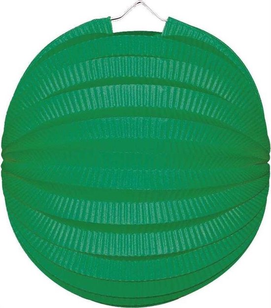 Lampion groen 22 cm