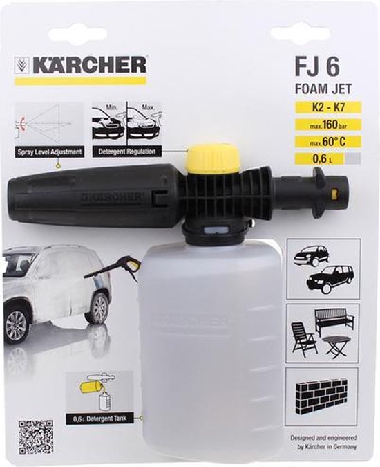 Kärcher FJ 6 Foam Jet - regelbaar - 0,6 Liter - K2/K7 series