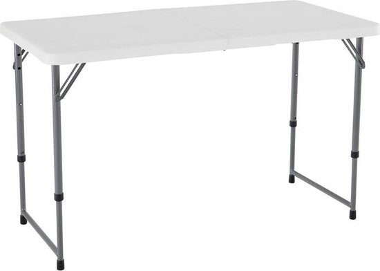 Lifetime Kevin tafel - Wit - Opvouwbaar - 122x61x91 cm