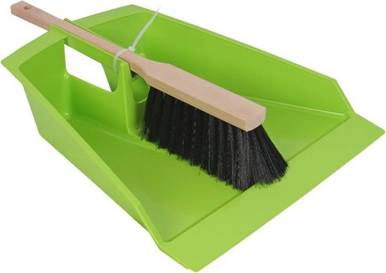 Talen Tools bladerenblik groen met stoffer