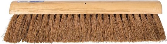 Zaalveger - cocosharen - 50 cm - zonder steel