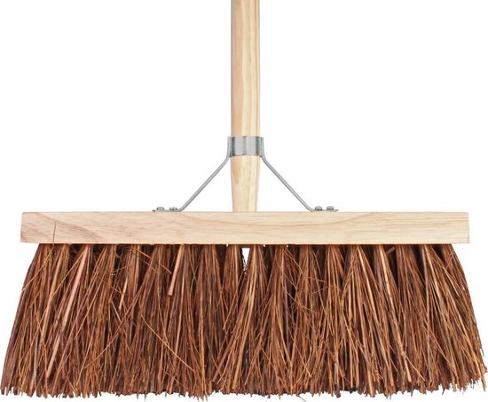 Talen Tools - Stadsbezem - 41 cm - Natuurvezel - Steel 140 cm