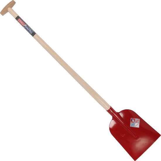 Talen Tools - Betonschop - Gehard - Steel 100 cm - Rood - Compleet