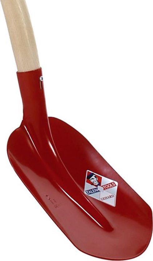 Talen Tools - Schepbats - 280x235 mm - Rood - Gehard - Zonder steel