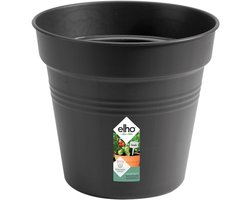 Elho Green Basics Orchidee 13 - Bloempot voor Binnenbuitenkweken En Oogsten - Ø 13.1 x H 12.0 cm - Living black