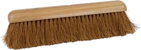 Zaalveger cocos blank gelakt 60 cm FSC