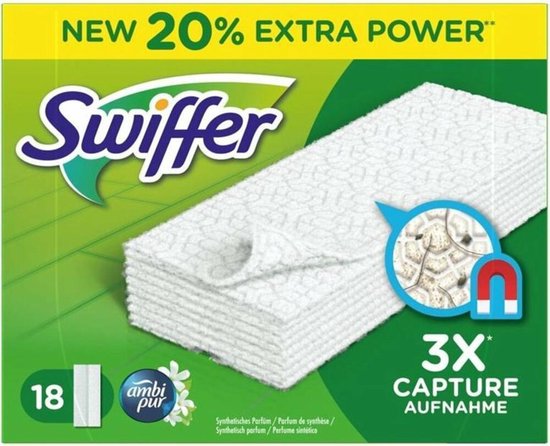 Swiffer Floor Dry navulling Ambi Pur 18st