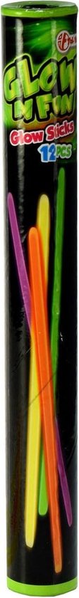 Toy Toys - Glowsticks armbanden in koker (12 stuks)