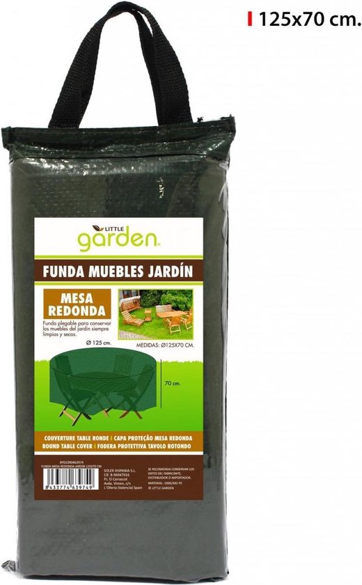 Little garden tuin set beschermhoes waterbestendig en incl. koord -  ROND 125 cm