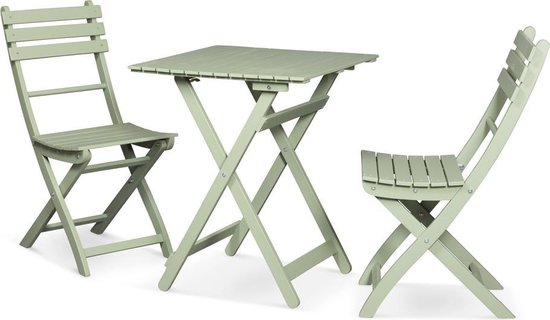 Lanterfant® Bistro-set Tess - Hout - Vintage Green