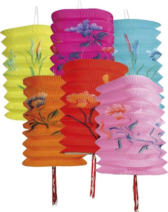 60 stuks: Chinese trek lampion 16 x 26cm