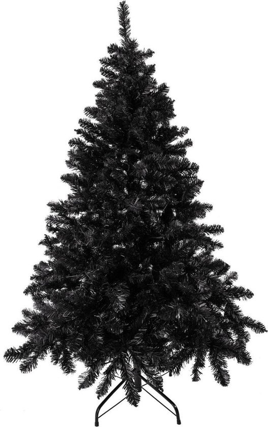 Excellent Trees® Stavanger zwarte kunstkerstboom - 120 cm - Luxe uitvoering