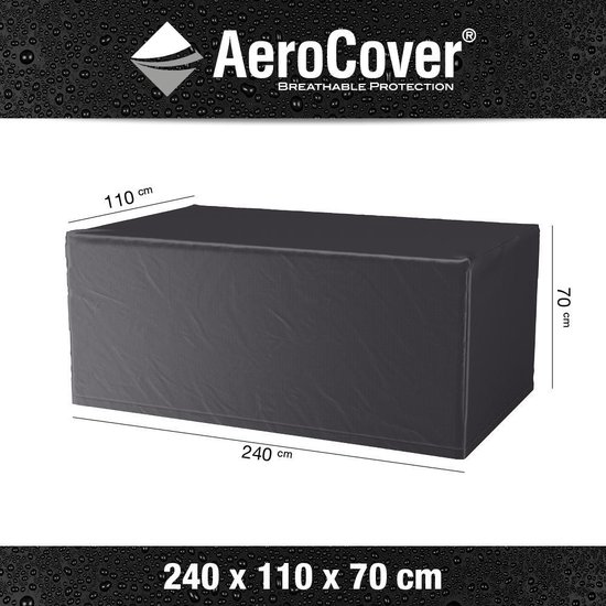 AeroCover tuintafelhoes 240x110xH70 cm - antraciet
