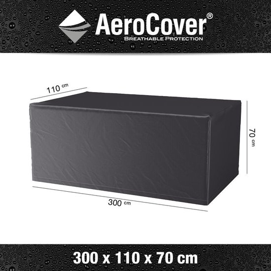 AeroCover tuintafelhoes 300x110xH70 cm - antraciet