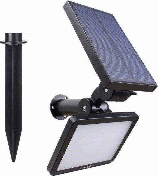 O'DADDY Turias solar tuinverlichting - wandlamp met grondspies – 960L