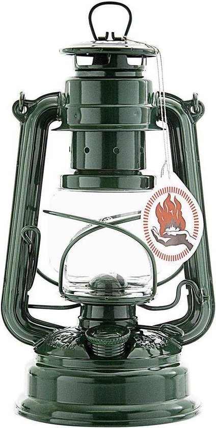 Feuerhand Olielamp / Stormlamp 276 Mosgroen