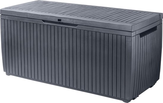 Keter Springwood Opbergbox - 305L - 123x53,5x57cm – Grafiet