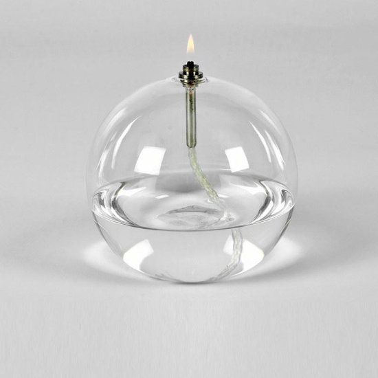 Oillamp - Bol - Peri - Ø 11 cm - Glas - Glasvezel