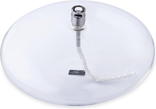 Olielamp - Disk - Peri - Ø 18 cm Glas - Glasvezel