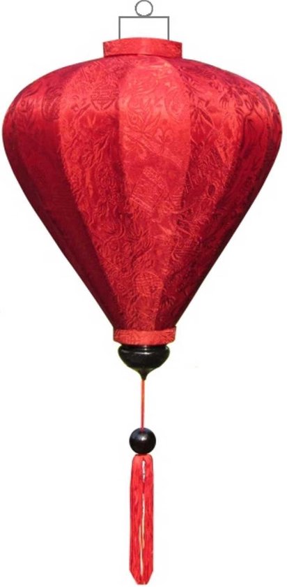 Rode Vietnamese lampion lamp ballon - B-RD-45-S