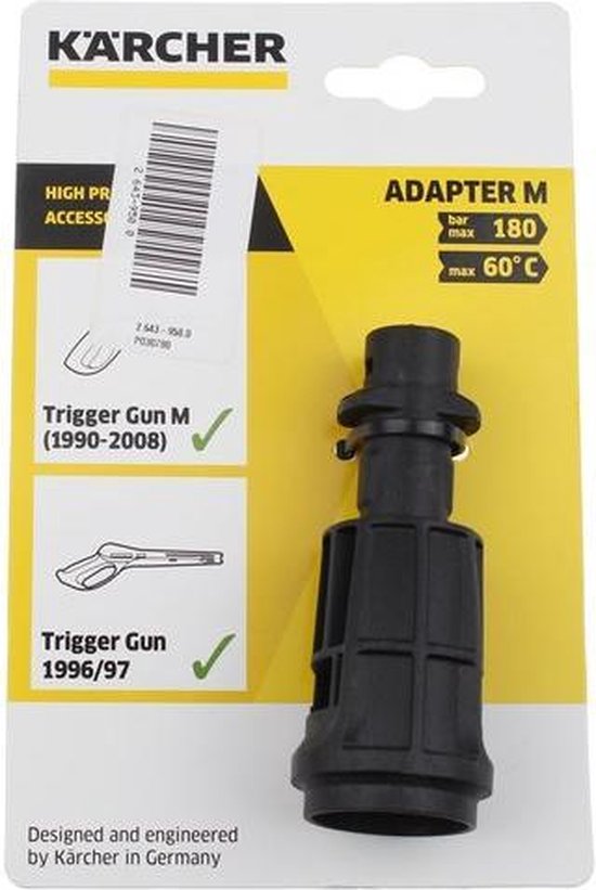 Karcher Adapter Voor hogedrukreiniger Aansluiten nieuwe accessoires 26439500