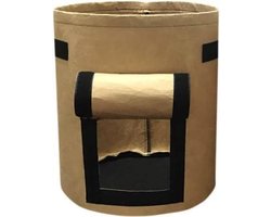 Aardappel groeizak - kweekzak met luikje - 27 liter - Bruin