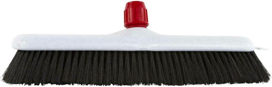 Zaalveger kunststof 40 cm haarmix