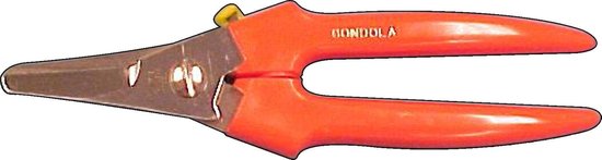 W-selected Gondola Allesknipper groot oranje met sluiting 19 cm