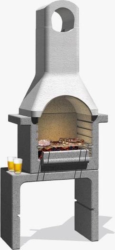 Sarom Fuoco - Betonnen barbecue - Santander - 76 x 43 x 195,5 cm