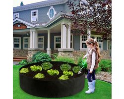 Groeizak moestuin - Ademende Pot - 57 Liter  - Groene Vingers - NewAgeDevi