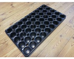 1 x Stevige Zaaitray Hard Plastic - 45 cellen (30x51 cm)- ZEER DUURZAAM - Kweekbak Zaaibak Kweektray Stektray