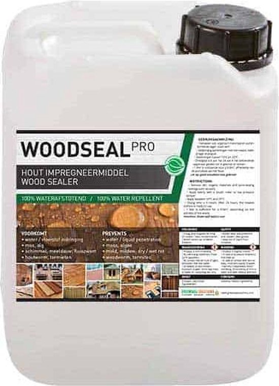 Woodseal Pro - Hout impregneermiddel | Hout waterdicht maken | Hout impregneer- 10 Liter