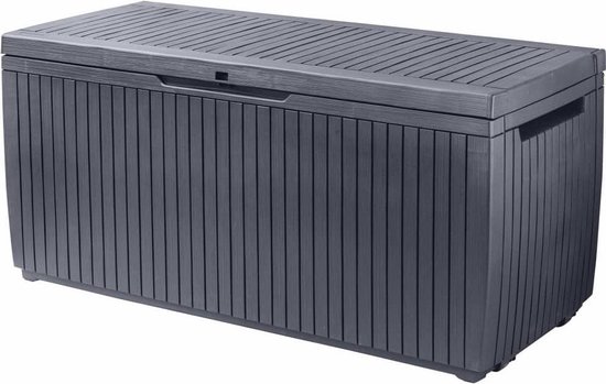 Keter Springwood Opbergbox - 305L - 123x53,5x57cm – Grafiet