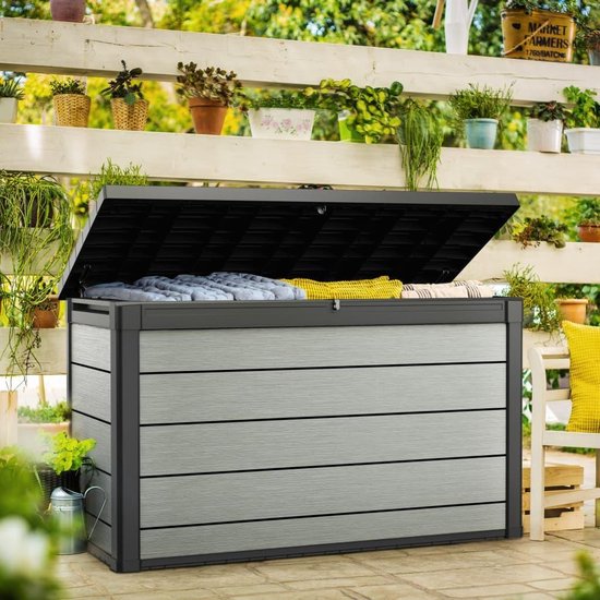 Keter Denali Opbergbox - 757L - 152x73x90cm - Grafiet