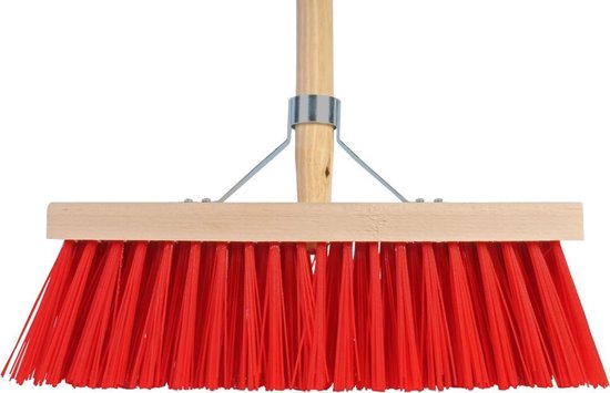 Talen Tools - Bezem - Rood - 41 cm - Steel 160 cm