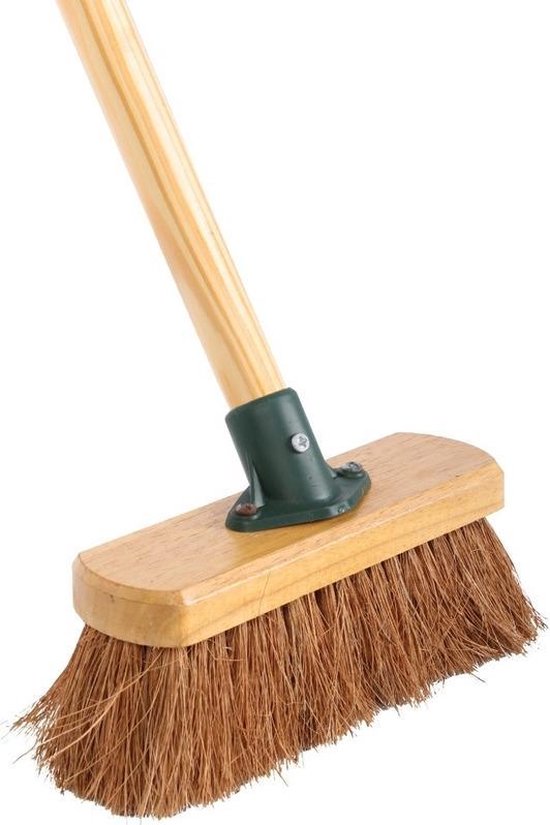Speelgoed bezem voor buitengebruik - 75 cm - mini tuingereedschap / tuinbezem