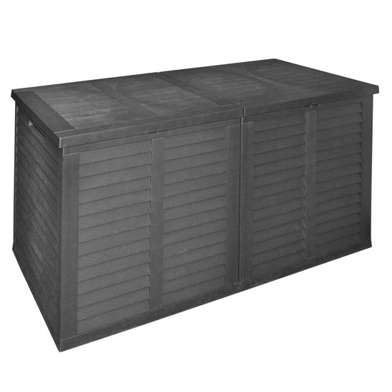 MaxxGarden Kussenbox - tuin opbergkist - opbergbox - 750 L - 155x66x80 cm - zwart