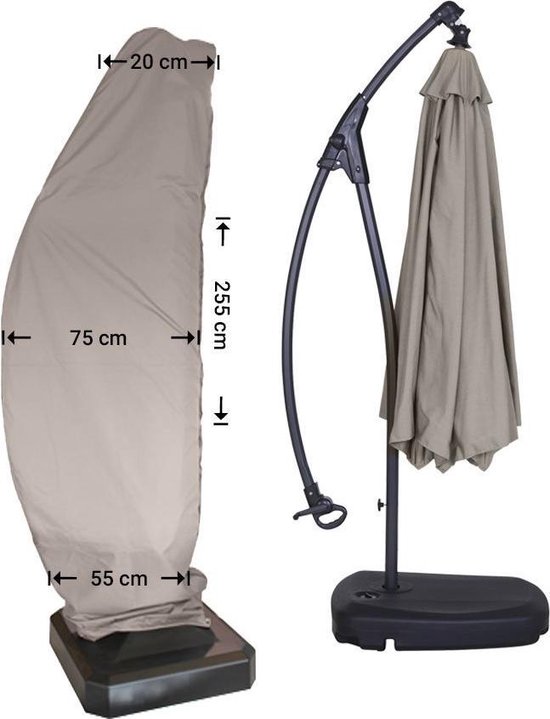 Zweefparasolhoes 255 cm RUC255