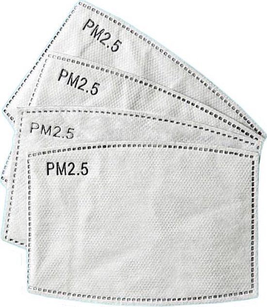10 Pack PM2,5 Filters - Meerdere Lagen - Blokkeert 95,99% Schadelijke Deeltjes