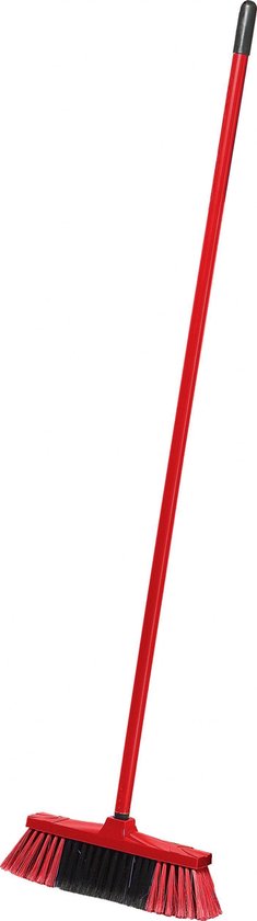 Lifetime Clean Bezem Rood 129 Cm