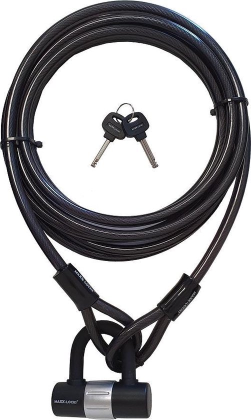 Maxx-Locks Oban Kabelslot - 3 Meter x 12mm (Bootslot, Tuinmeubel slot, Terras slot) 300 cm