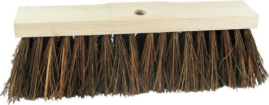 Streuding - Straatbezem  - 30cm natuurvezel ( piasava ) zonder steel Art.Nr 80227