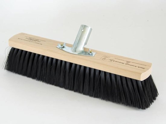 Nespoli Professionele werkplaats & zaalbezem met synthetische haarborstels, 60 cm